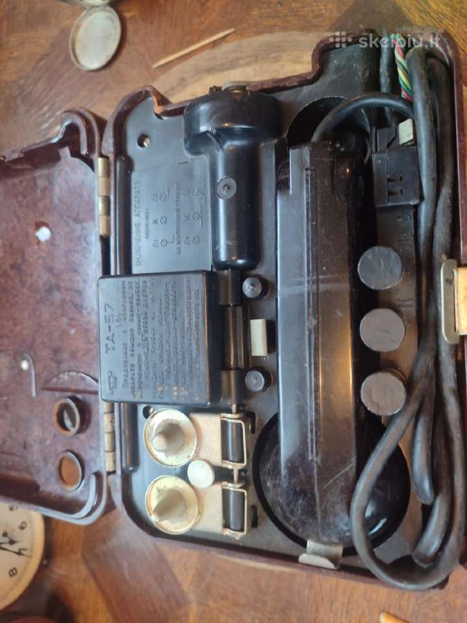 Tarybinis bakelitinis telefonas - nuotraukos Nr. 3