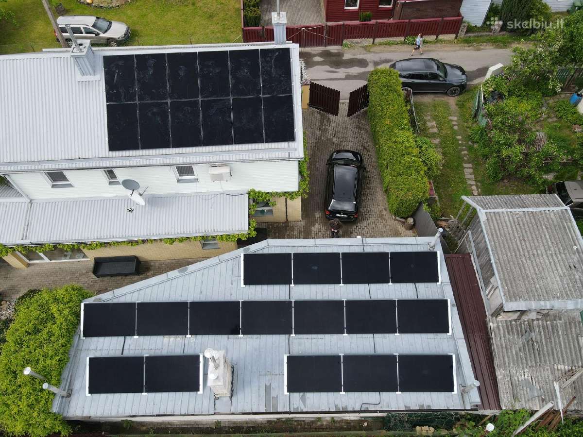 Saulės elektrinės 9.9kw 4500su PVM ir montavimu - nuotraukos Nr. 4