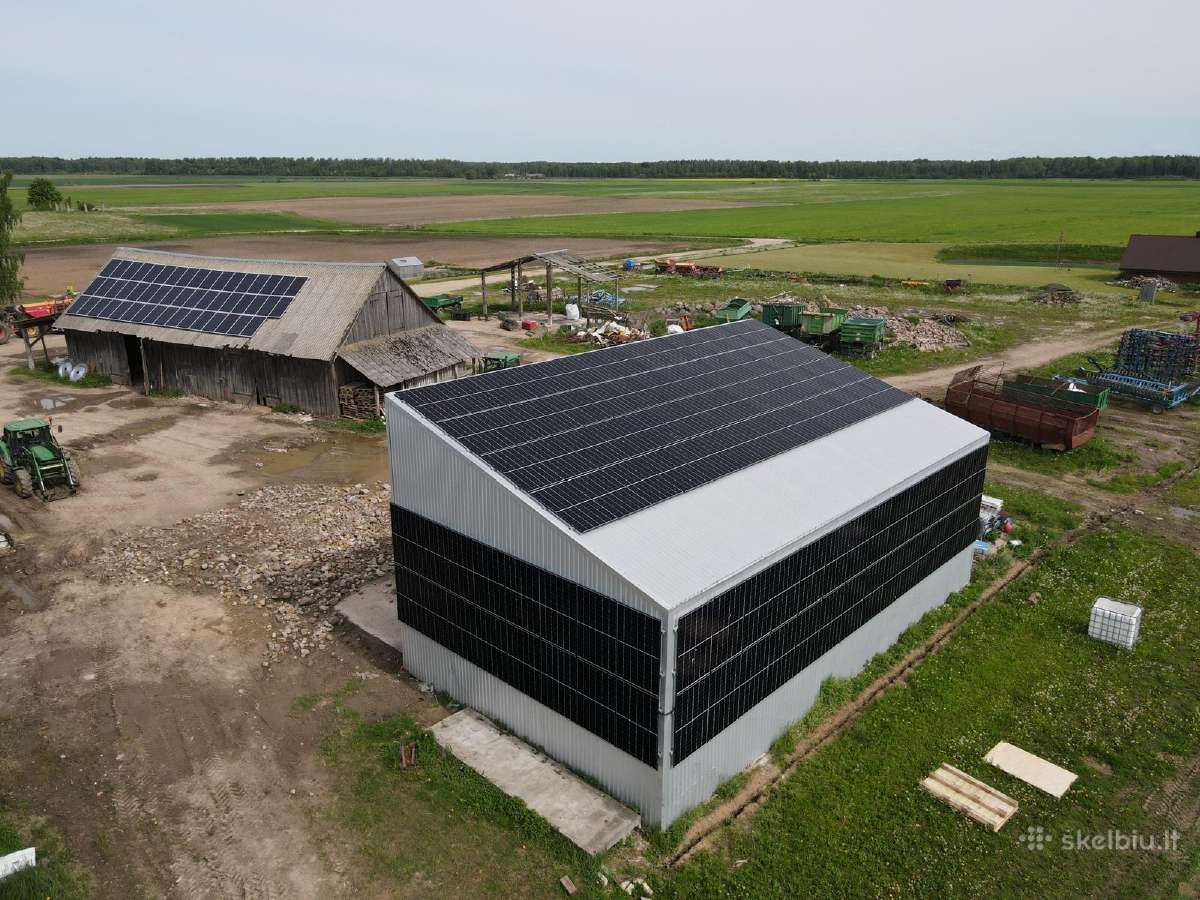 Saulės elektrinės 9.9kw 4500su PVM ir montavimu
