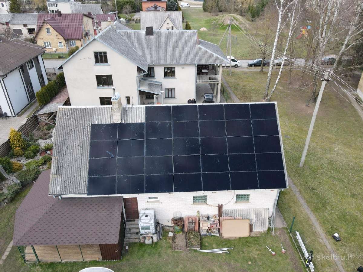 Saulės elektrinės 9.9kw 4500su PVM ir montavimu - nuotraukos Nr. 19