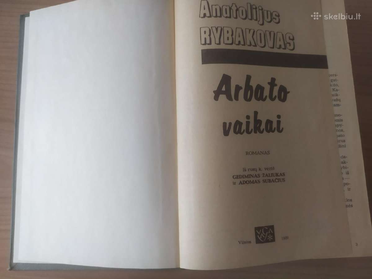 Anatolijus Rybakovas "Arbato vaikai" - nuotraukos Nr. 8