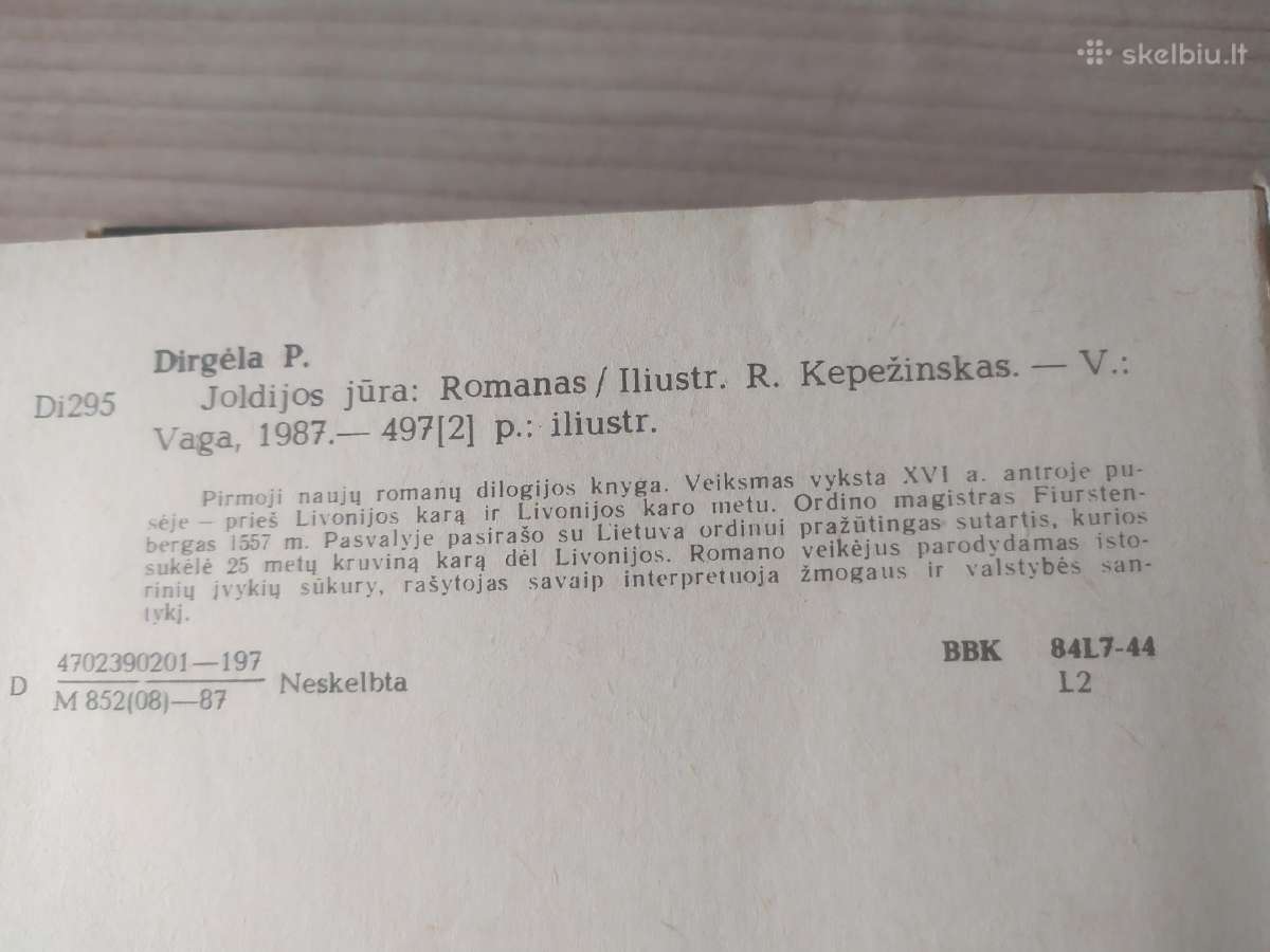 Petras Dirgėla "Joldijos jūra" (1 knyga) - nuotraukos Nr. 7