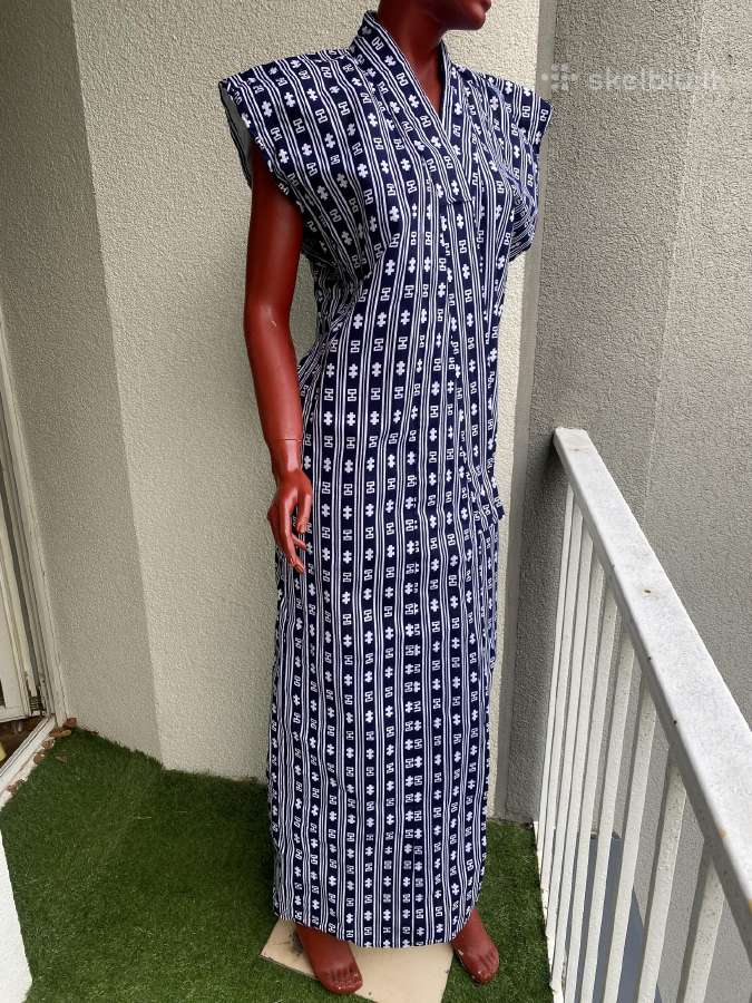 Senovinis medvilninis kimono