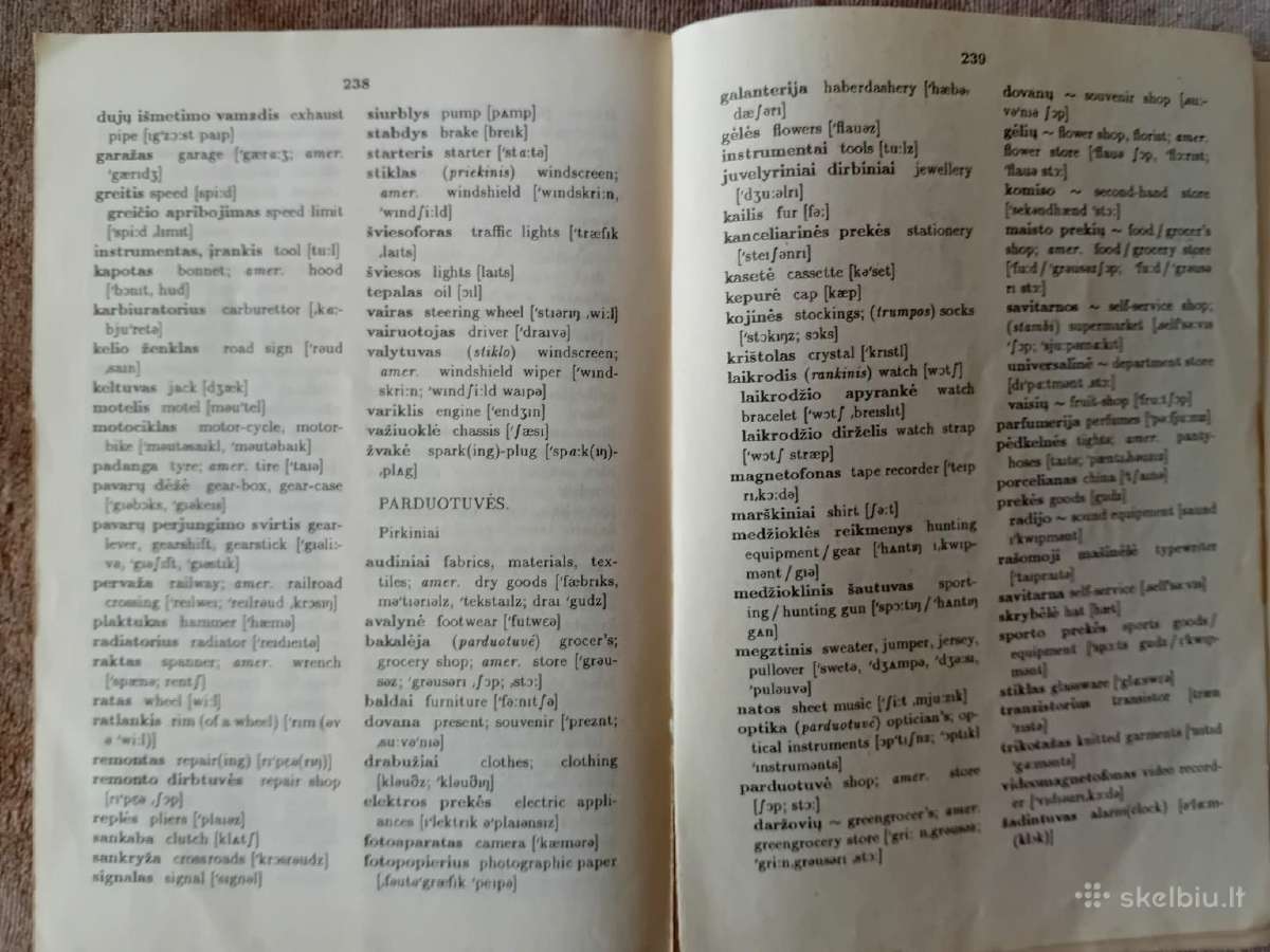 Lietuvių-anglų ir anglų-lietuvių k. žodynas - nuotraukos Nr. 12