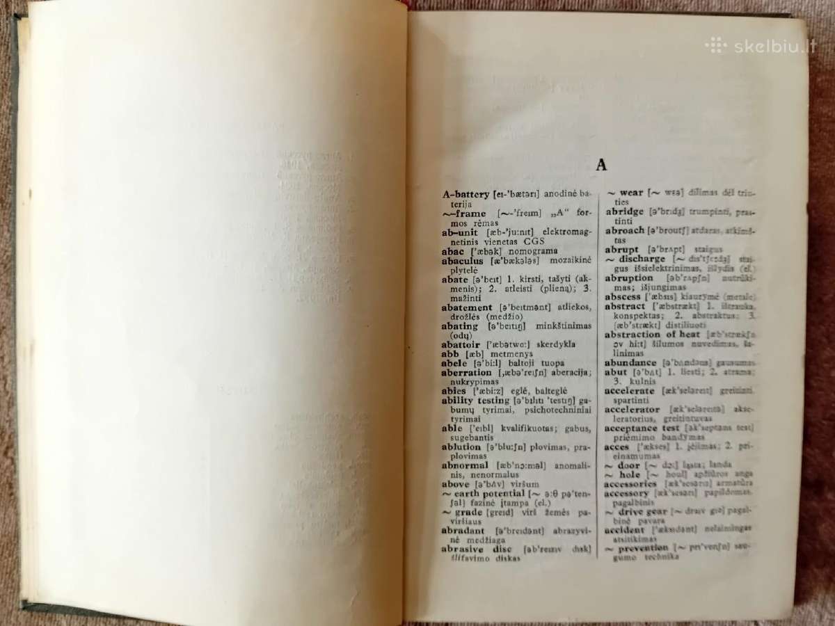Anglų-lietuvių kalbų politechninis žodynas, 1958 - nuotraukos Nr. 6