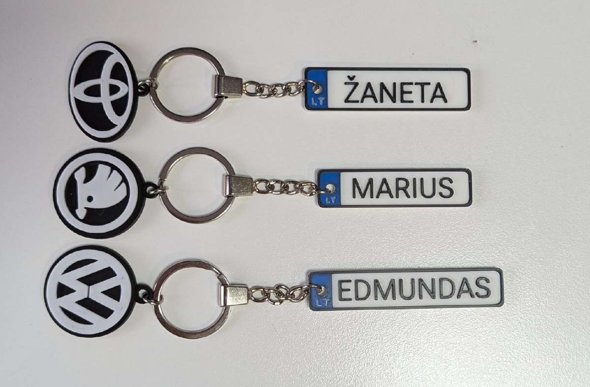 Personalizuotas raktų pakabukas su auto logo