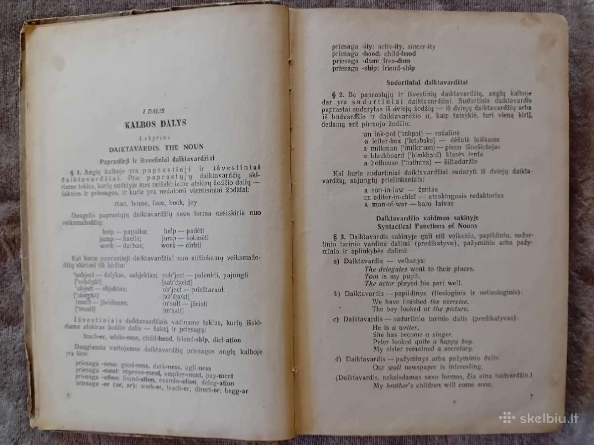 Anglų kalbos gramatika, 1955 m. - nuotraukos Nr. 4