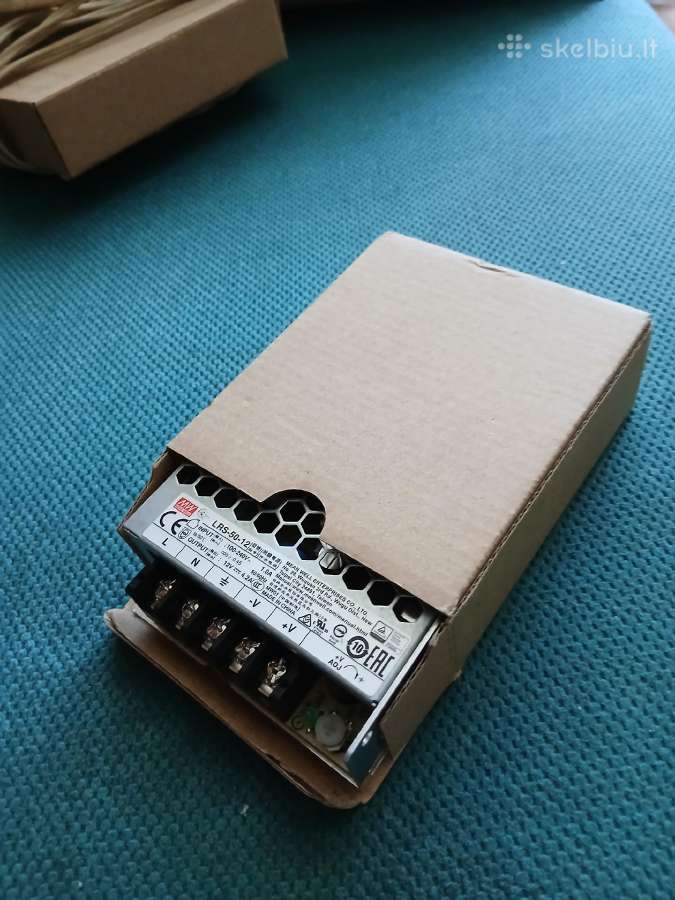 Mean Well Lrs-50-12 50w 12v maitinimo šaltinis - nuotraukos Nr. 4