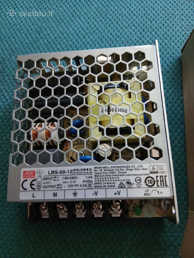 Mean Well Lrs-50-12 50w 12v maitinimo šaltinis - nuotraukos Nr. 7
