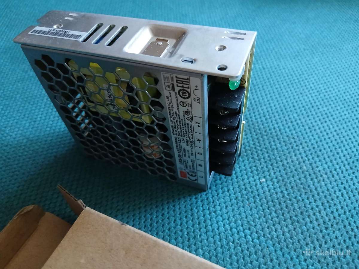 Mean Well Lrs-50-12 50w 12v maitinimo šaltinis - nuotraukos Nr. 9
