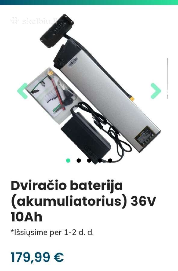 El paspirtukų riedžių dviračiu ličio baterijos - nuotraukos Nr. 13