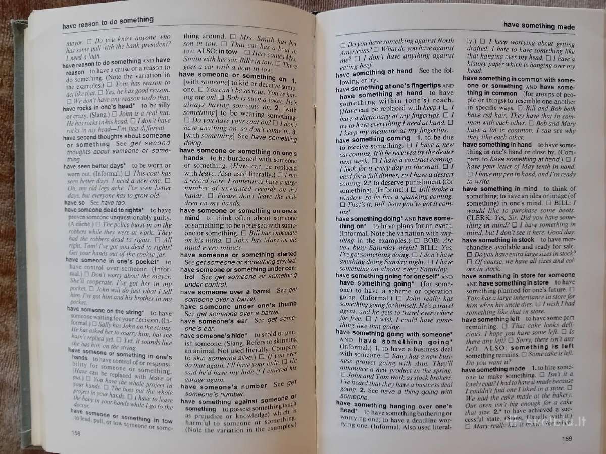 American Idioms Dictionary, Maskva, 1991 - nuotraukos Nr. 8