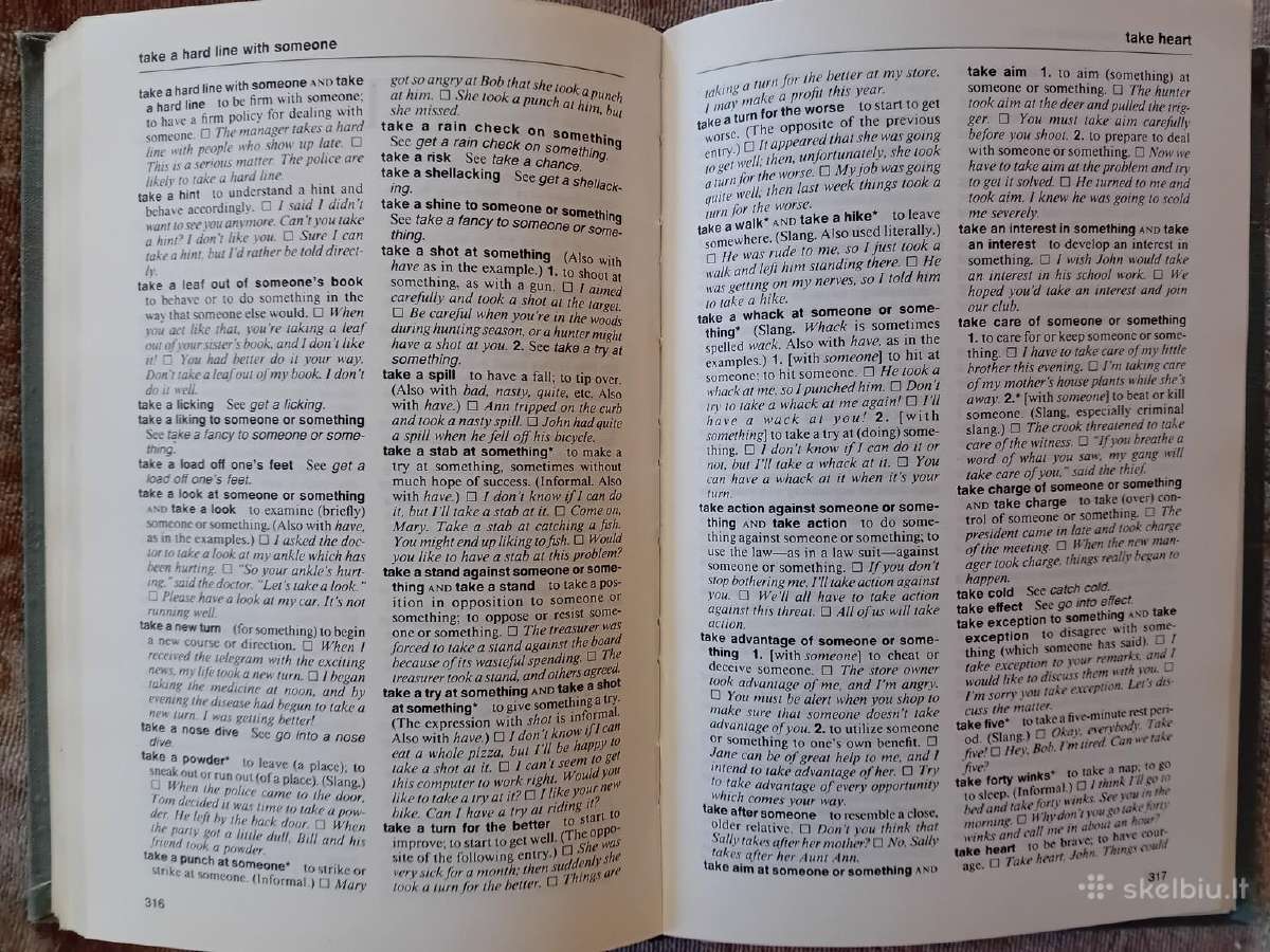 American Idioms Dictionary, Maskva, 1991 - nuotraukos Nr. 9