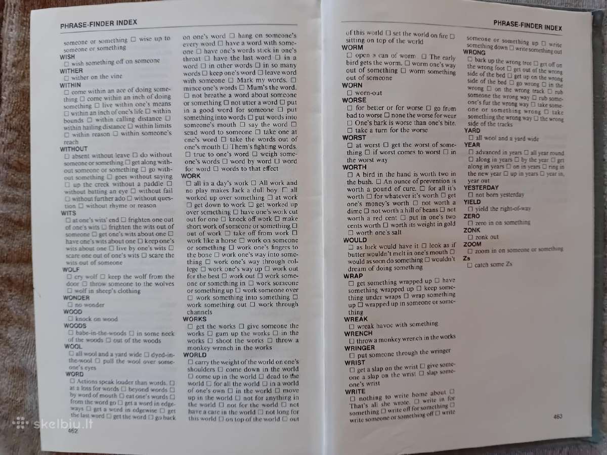 American Idioms Dictionary, Maskva, 1991 - nuotraukos Nr. 10