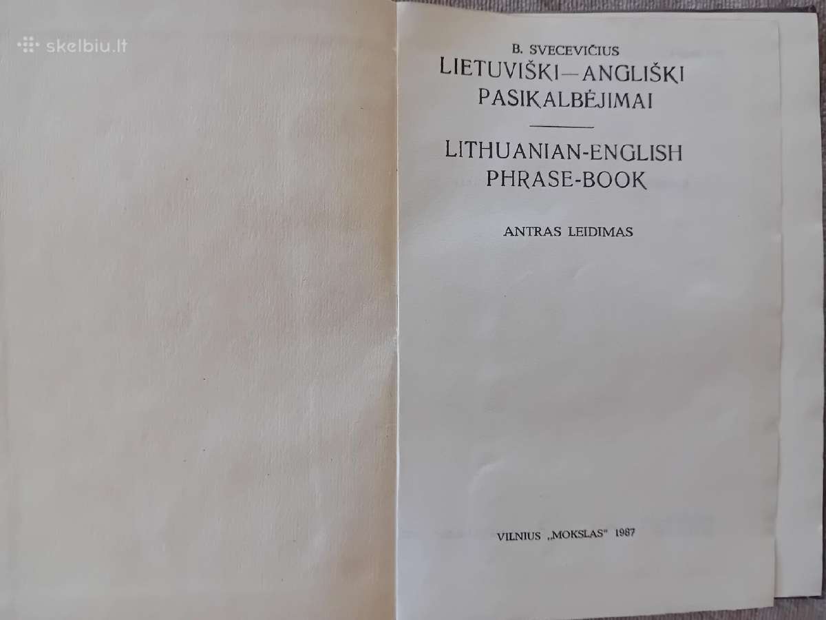 Lietuviški-angliški pasikalbėjimai - nuotraukos Nr. 3
