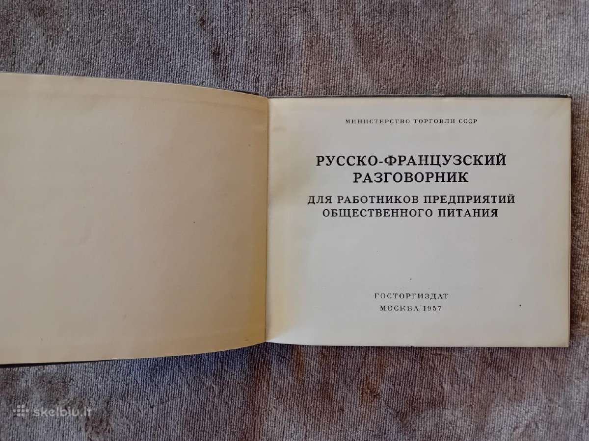 Русско-французский разговорник, словарь - nuotraukos Nr. 3
