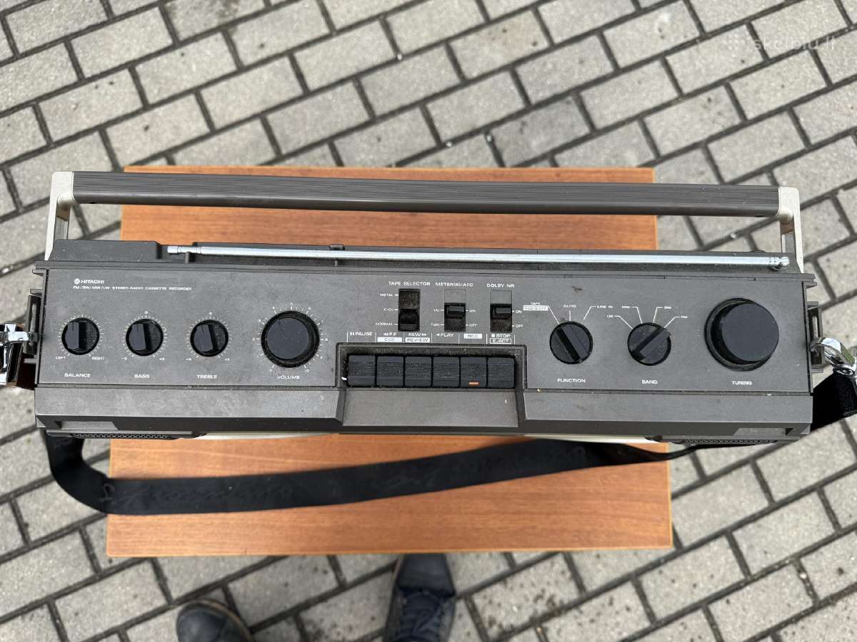 Hitachi Trk-8200e Radio Stereo Boombox Japan - nuotraukos Nr. 4