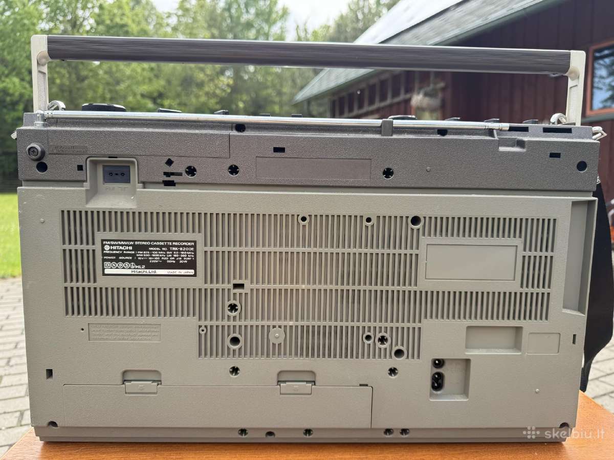 Hitachi Trk-8200e Radio Stereo Boombox Japan - nuotraukos Nr. 5