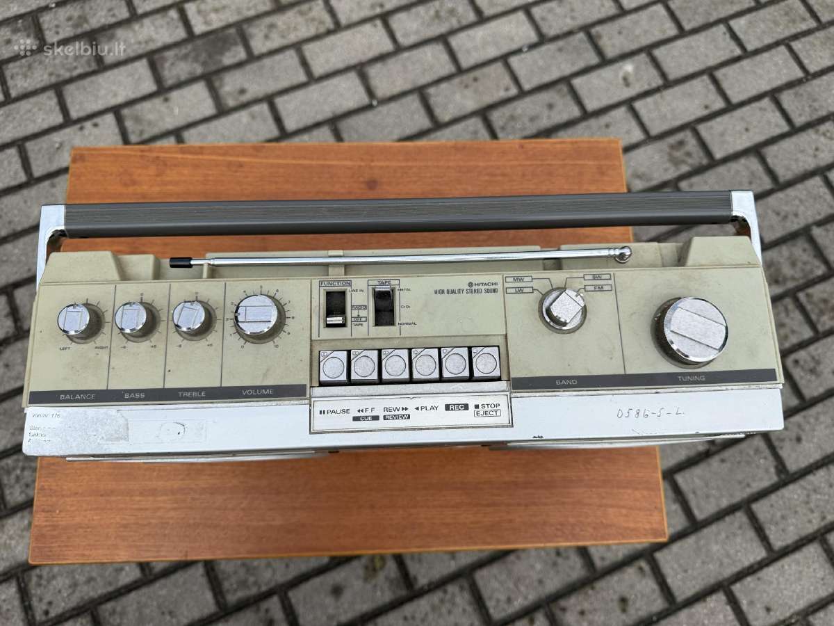 Hitachi Trk-7810e Boombox Japan - nuotraukos Nr. 2
