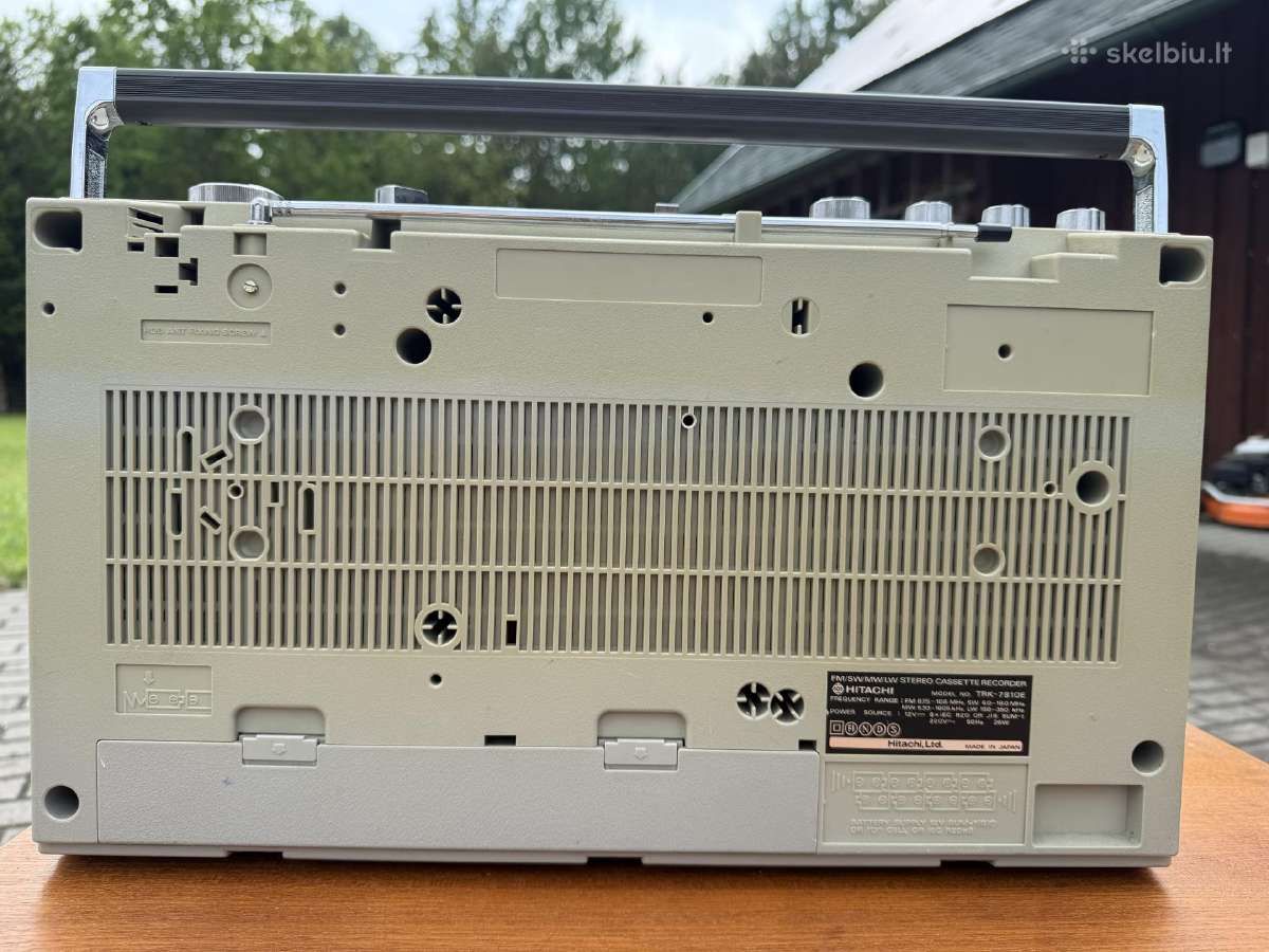 Hitachi Trk-7810e Boombox Japan - nuotraukos Nr. 5