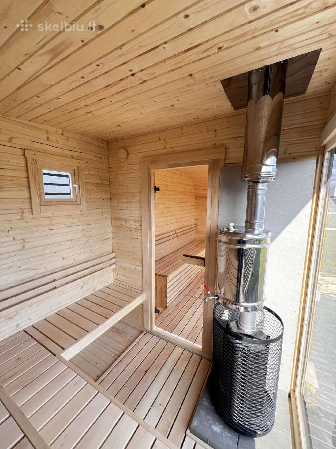 Lauko pirtys, mobili pirtis, pirtelė-rastinė bačka - nuotraukos Nr. 9