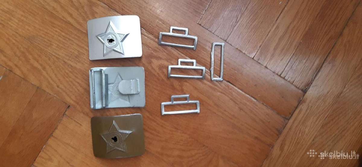 Kareiviškos diržų sagtys po 3eur,diržas -8eur