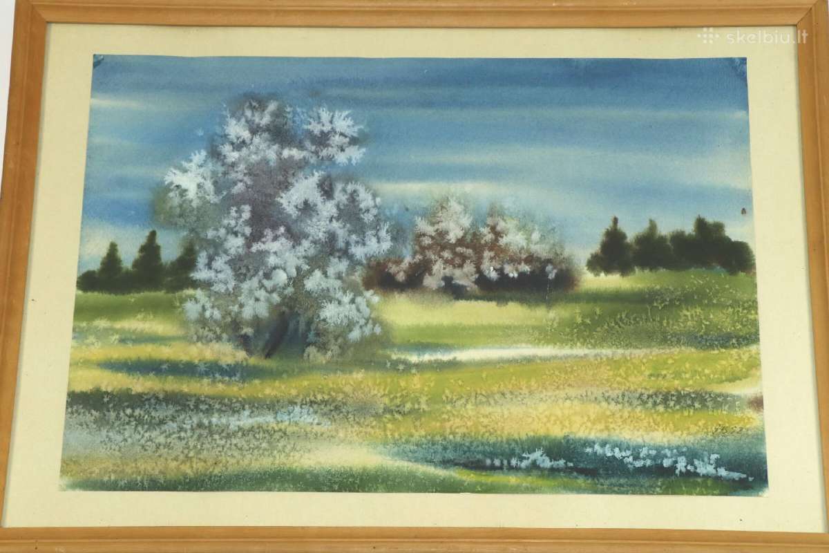 (Popierius, Акvarėlė), 50x36 см./ 40x28 см. - nuotraukos Nr. 2