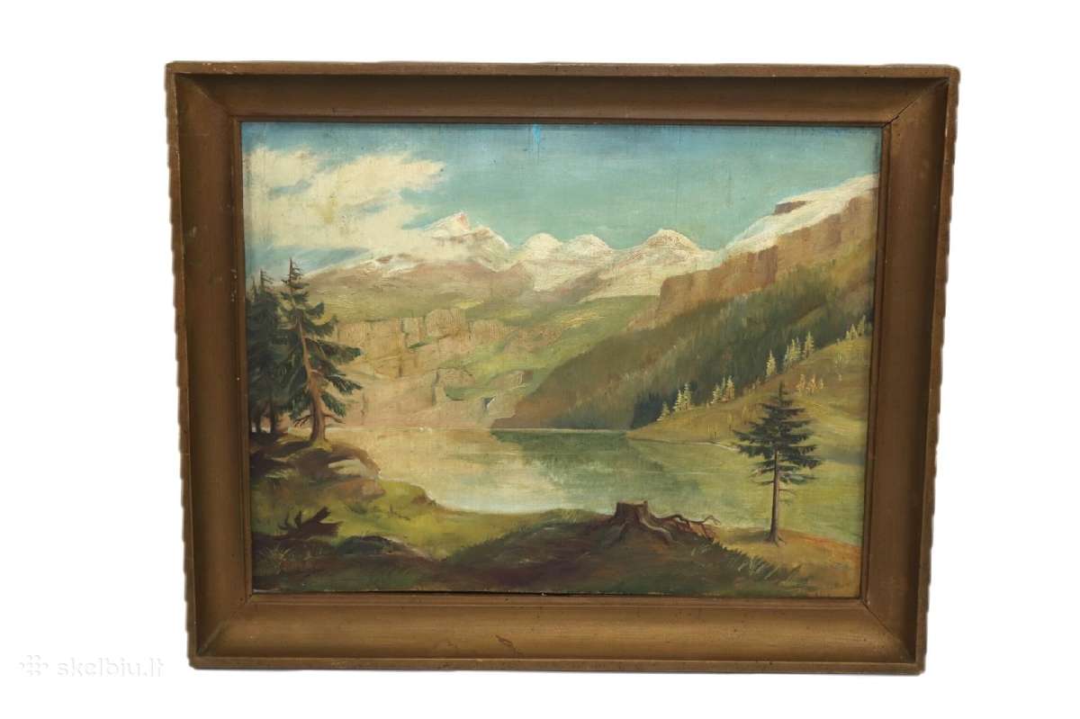 (каrtonas, Aliejus), 61.5x56.5 см. / 51x41 см