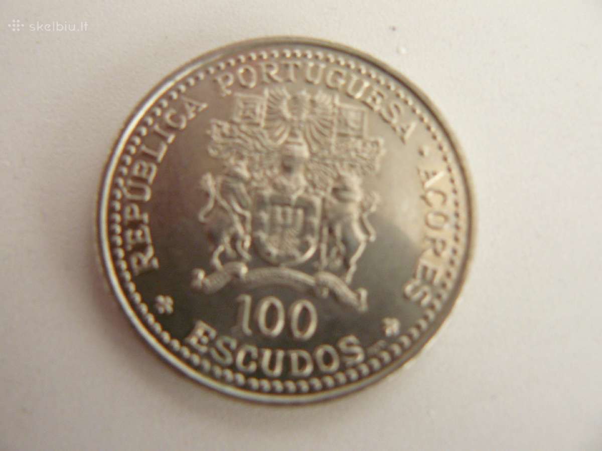 Azorai 100 escudos 1986m