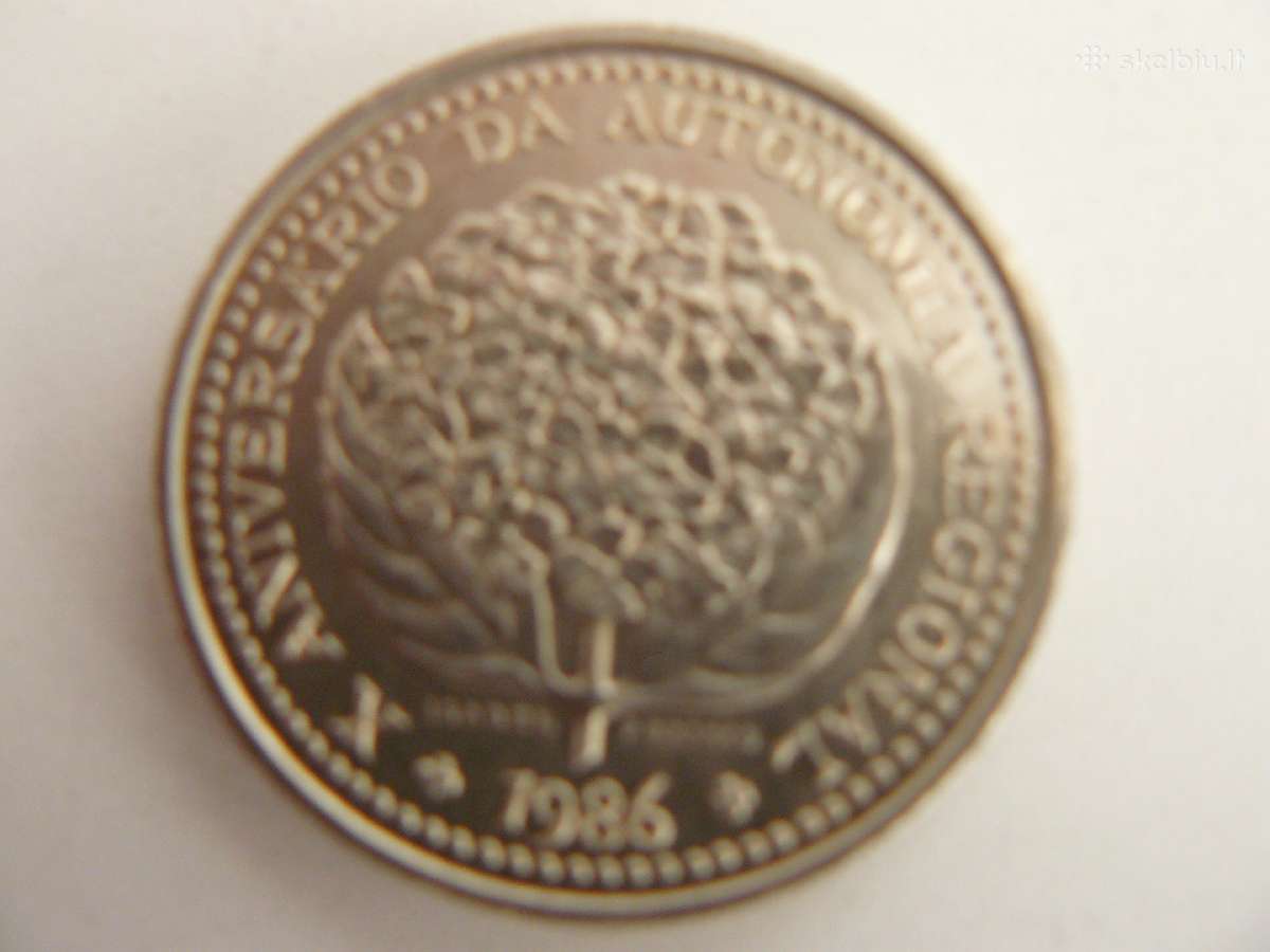 Azorai 100 escudos 1986m - nuotraukos Nr. 2