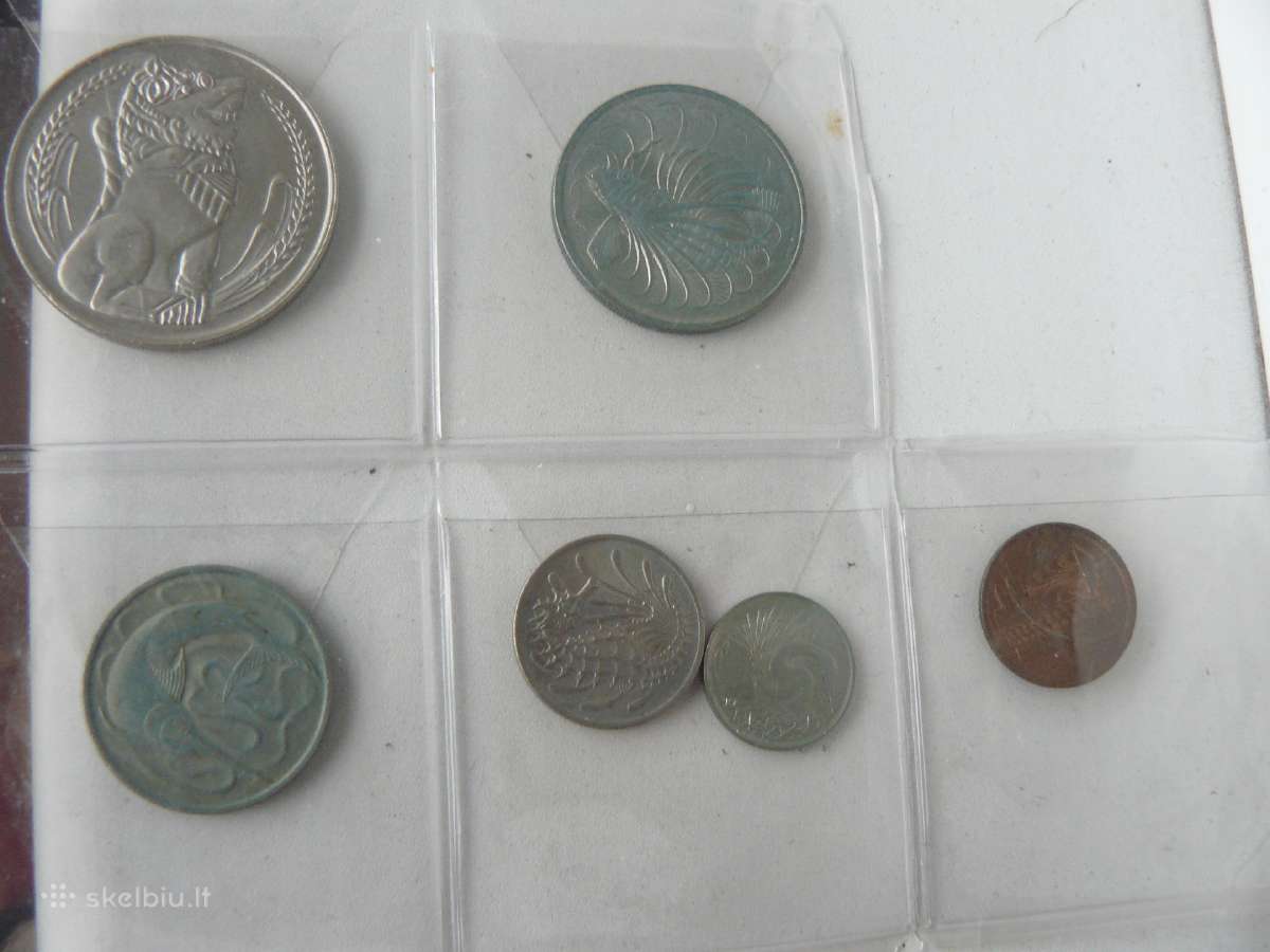 Singapuras mix rinkinukas 1969-1982m