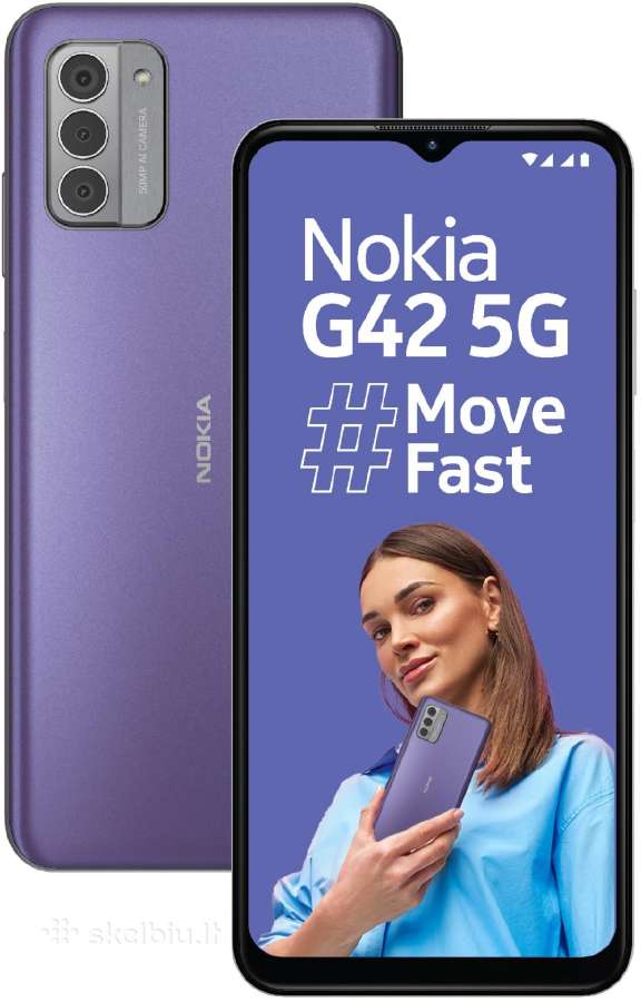 Nokia G42 5G DS 128gb 6gb RAM su Garantija