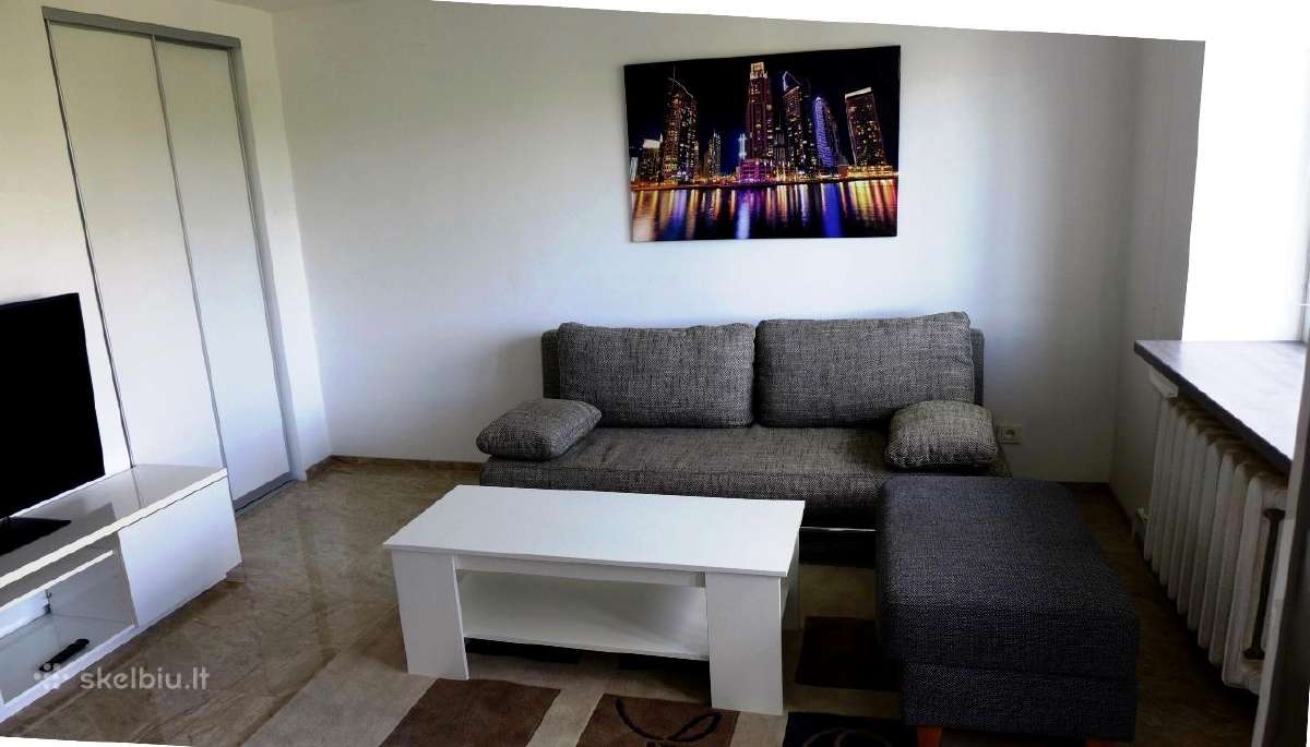 Išnuomojamas centre naujai suremontuotas 2 k.būtas