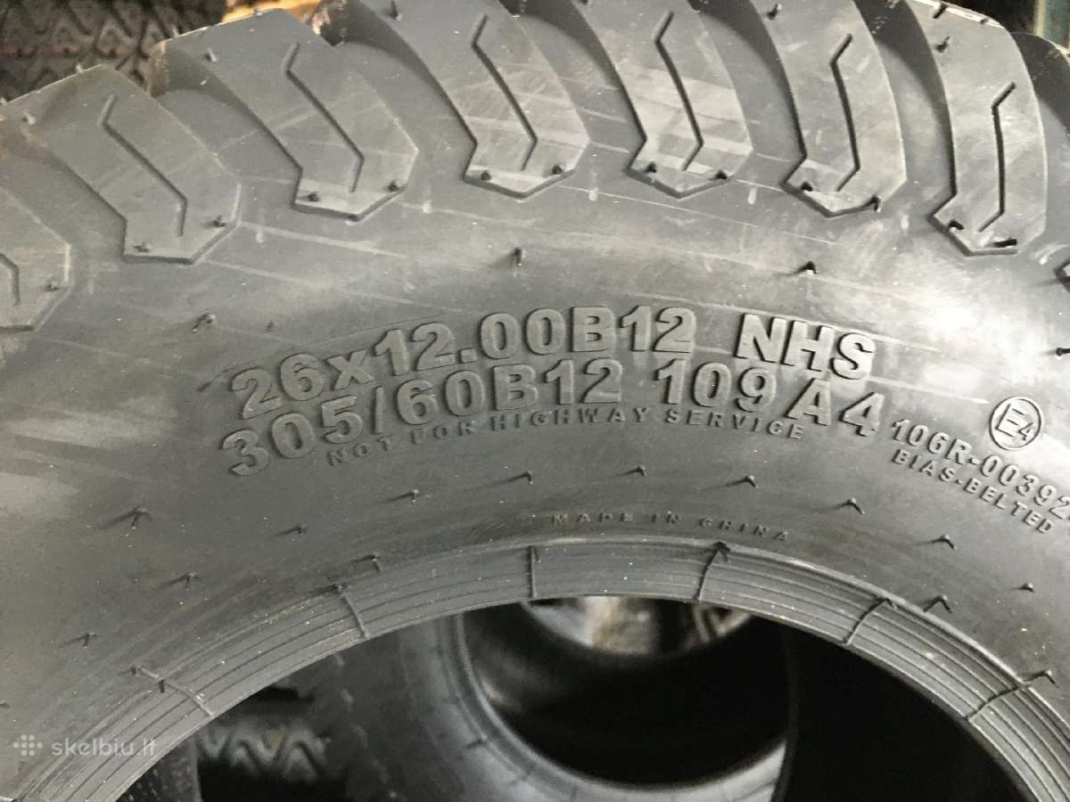 Naujos Carlstar 26x12.00-12 Multi Trac 6pr Tl - nuotraukos Nr. 4
