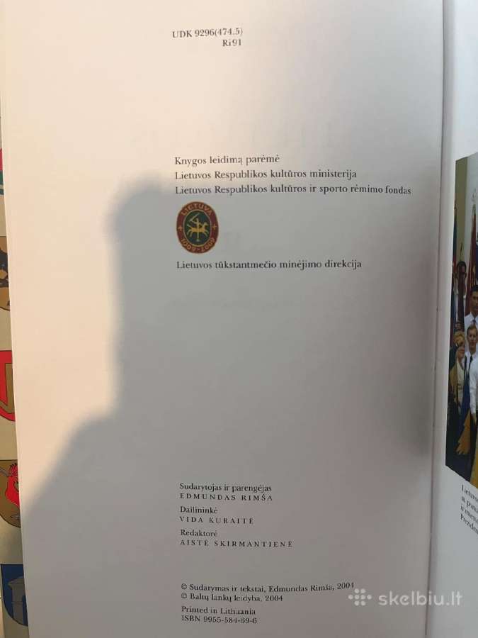 E.rimša. Lietuvos heraldika (II tomas) - nuotraukos Nr. 5