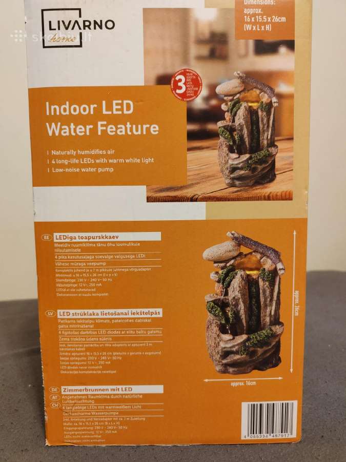 Vidaus fontanėlis su LED apšvietimu - nuotraukos Nr. 5