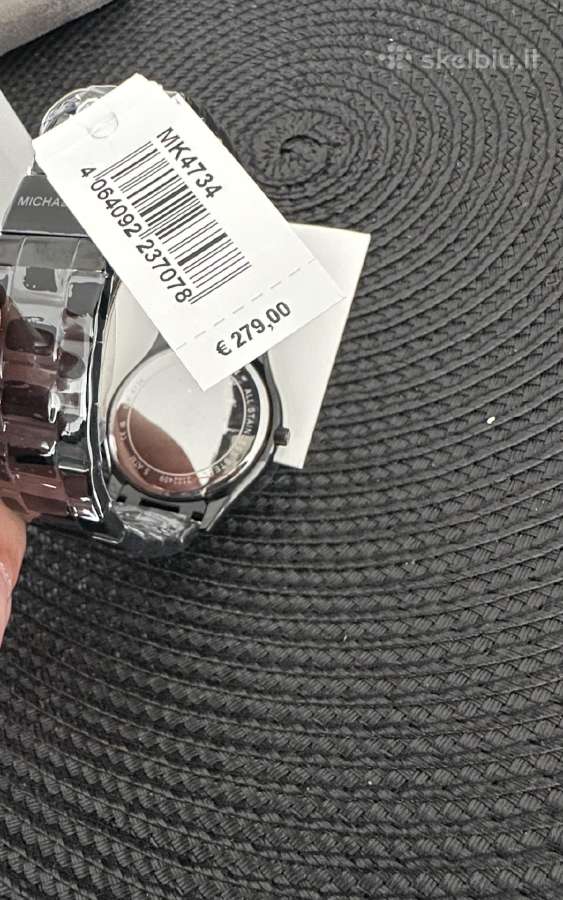 Michael Kors Laikrodis Slim Runway Mk4734 Juoda - nuotraukos Nr. 4