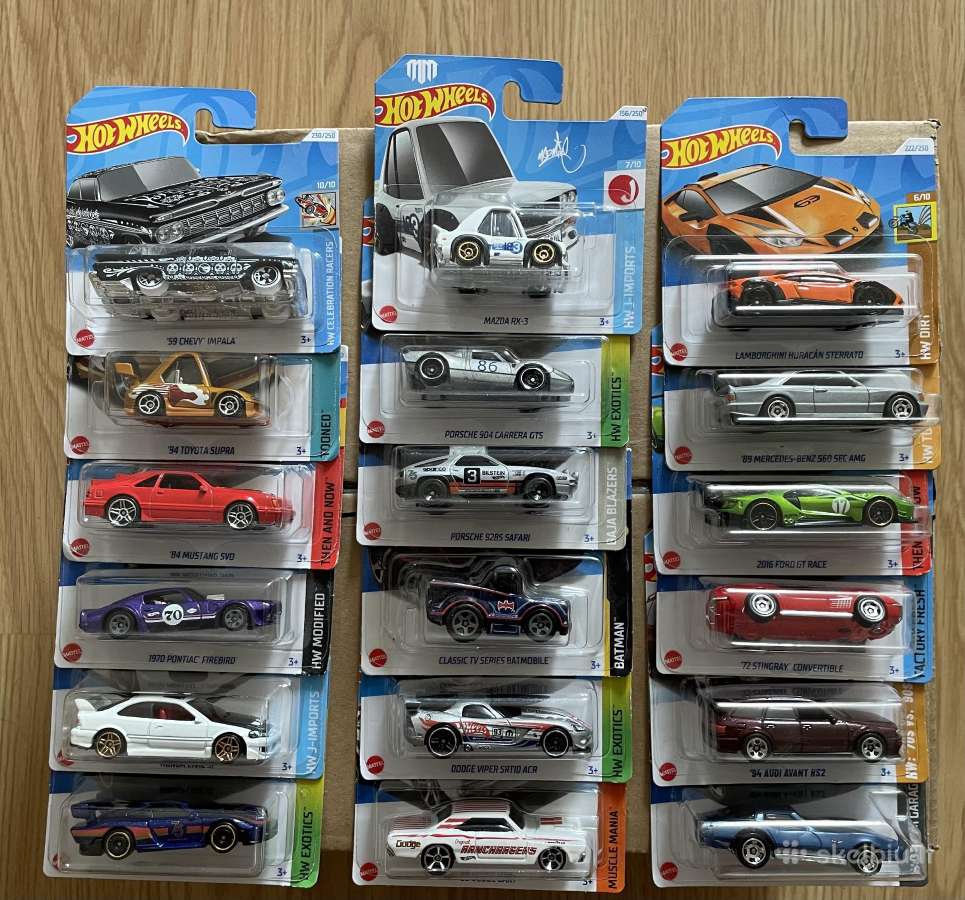 Hotwheels modeliukai