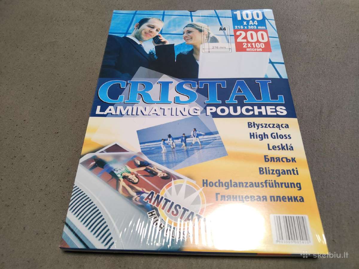 Laminavimo vokas A4 (100 vnt.) 100 mikronų