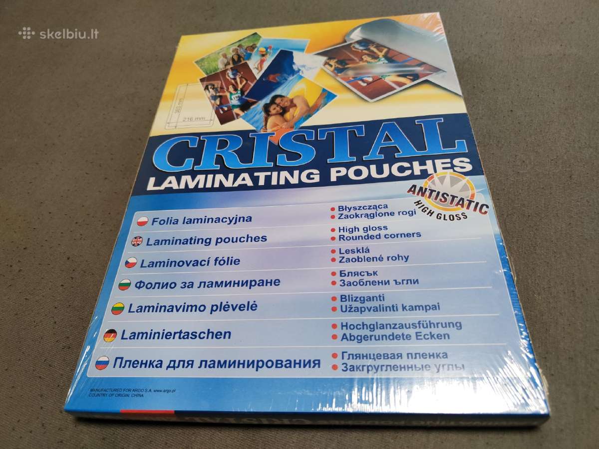 Laminavimo vokas A4 (100 vnt.) 100 mikronų - nuotraukos Nr. 2