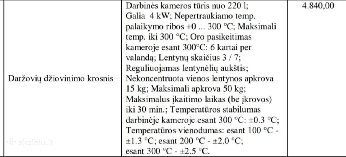 Žemos temperaturos krosnis Snol 220/300 4kw vienf. - nuotraukos Nr. 4