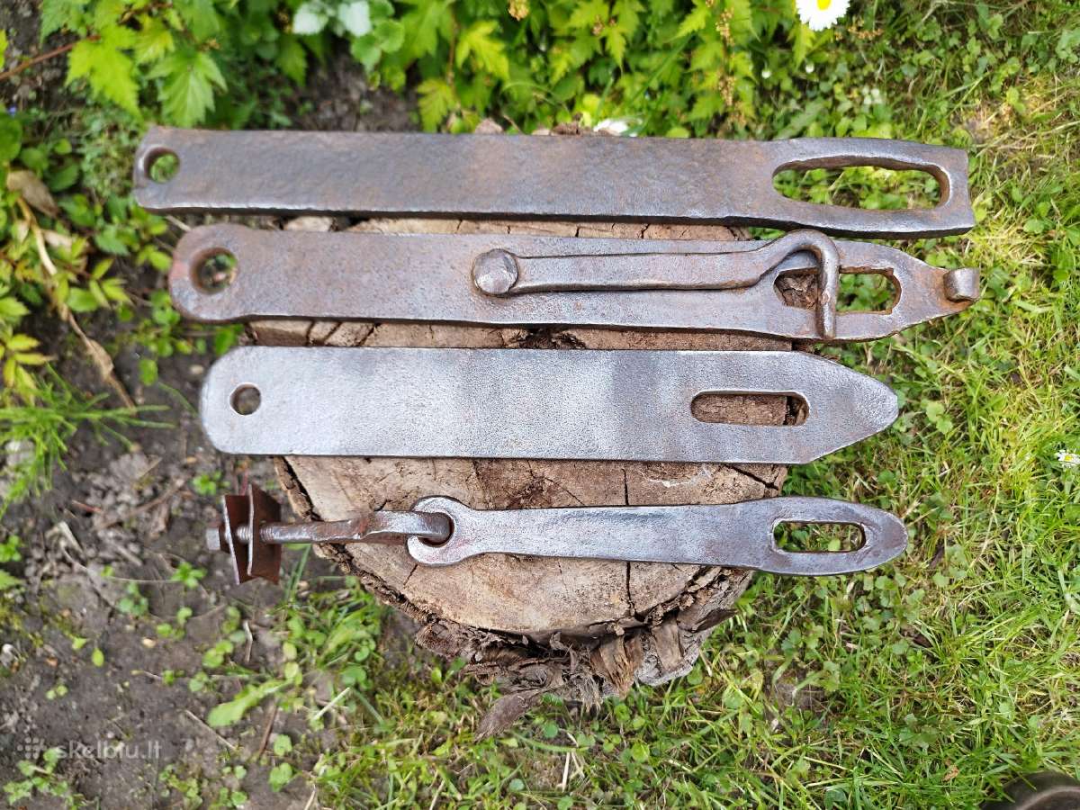 Durų metalinis skląstis užraktas kalvio darbo - nuotraukos Nr. 5