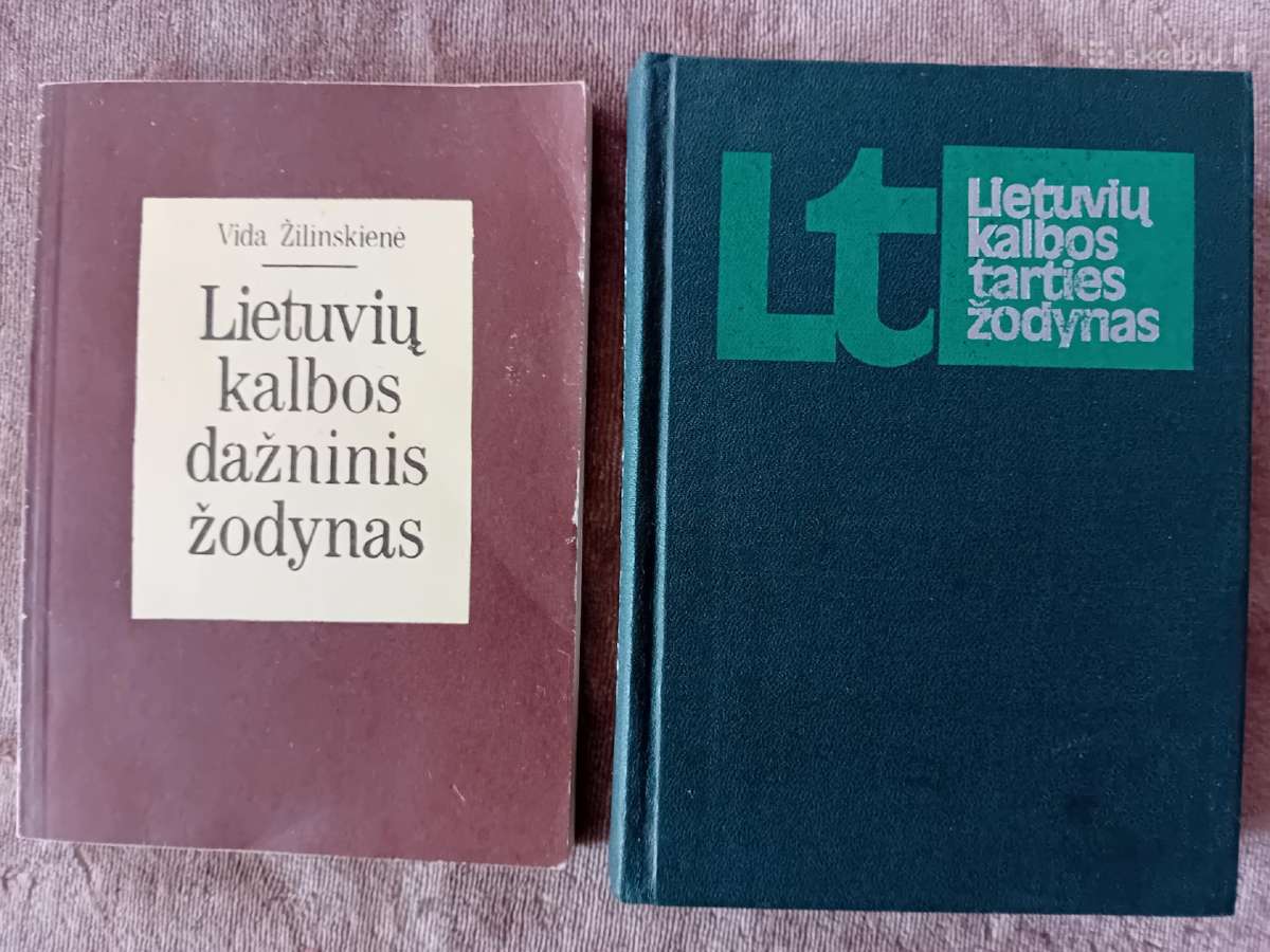 Lietuvių kalbos dažninis ir tarties žodynai