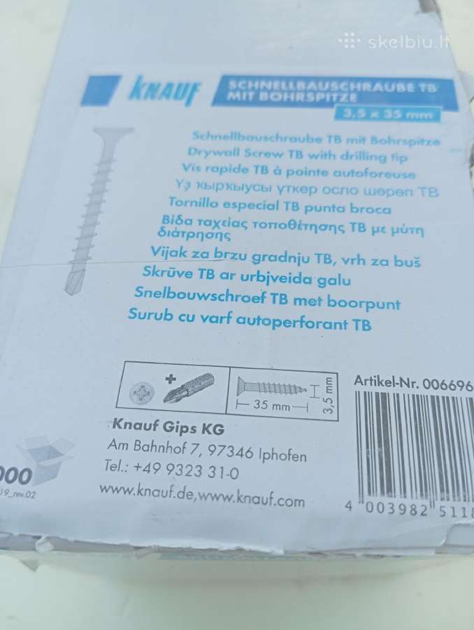 Knauf gipso sistemos detalės, likučiai pigiai - nuotraukos Nr. 11