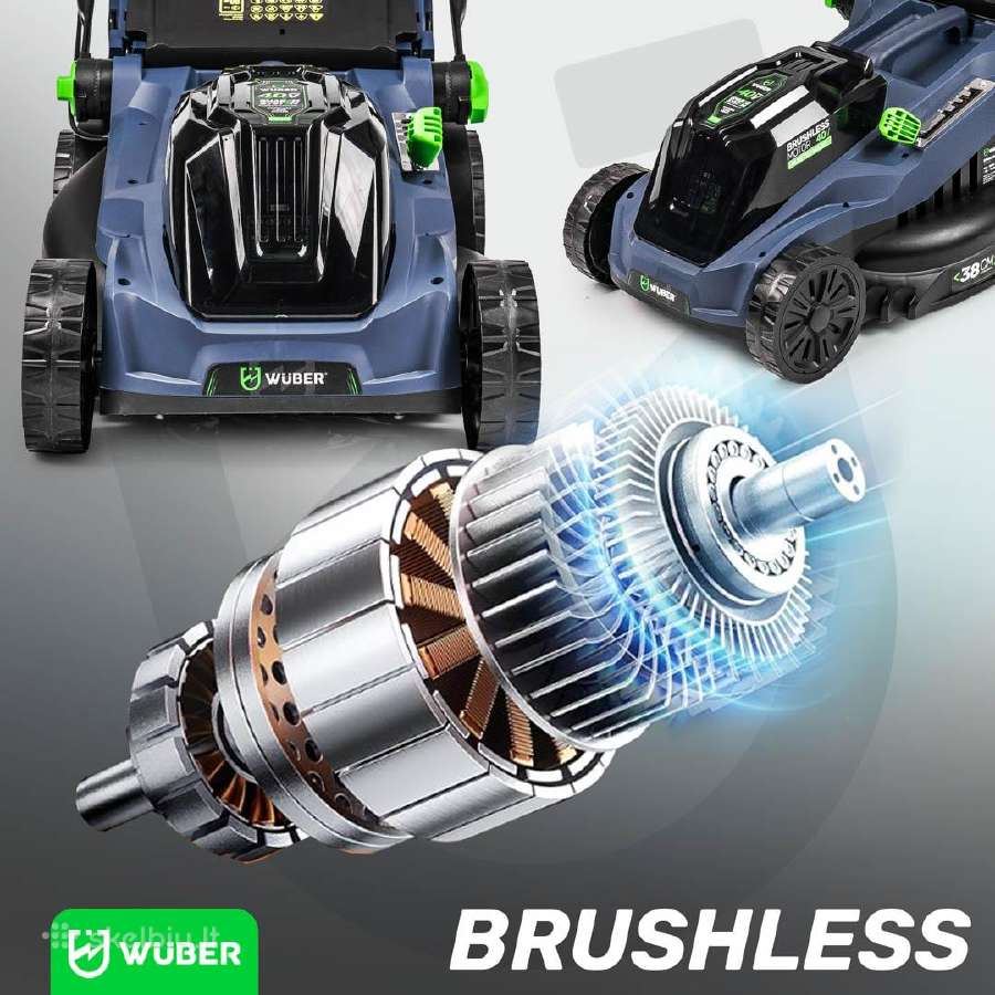 40 V „wuber“ bešepetėlinė akumuliatorinė vejapjovė - nuotraukos Nr. 12