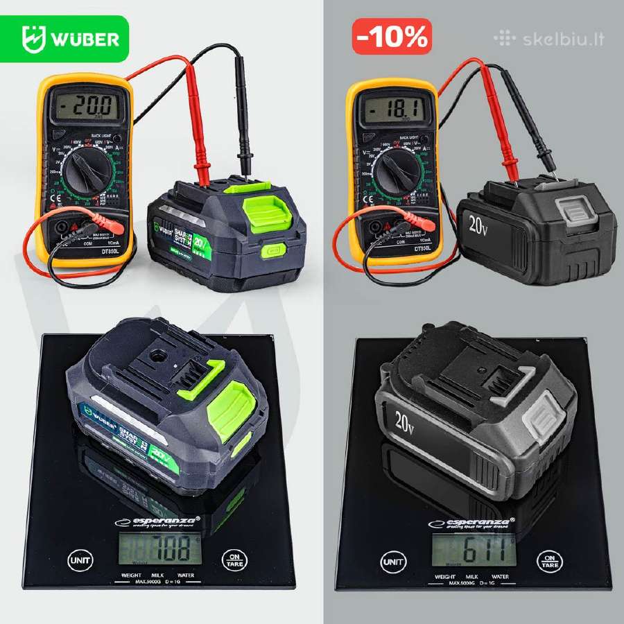 40 V „wuber“ bešepetėlinė akumuliatorinė vejapjovė - nuotraukos Nr. 13