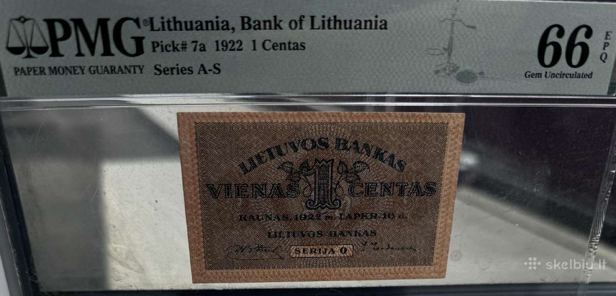 Parduodami 1 cento banknotai Pmg 64 Pmg 65 - nuotraukos Nr. 4