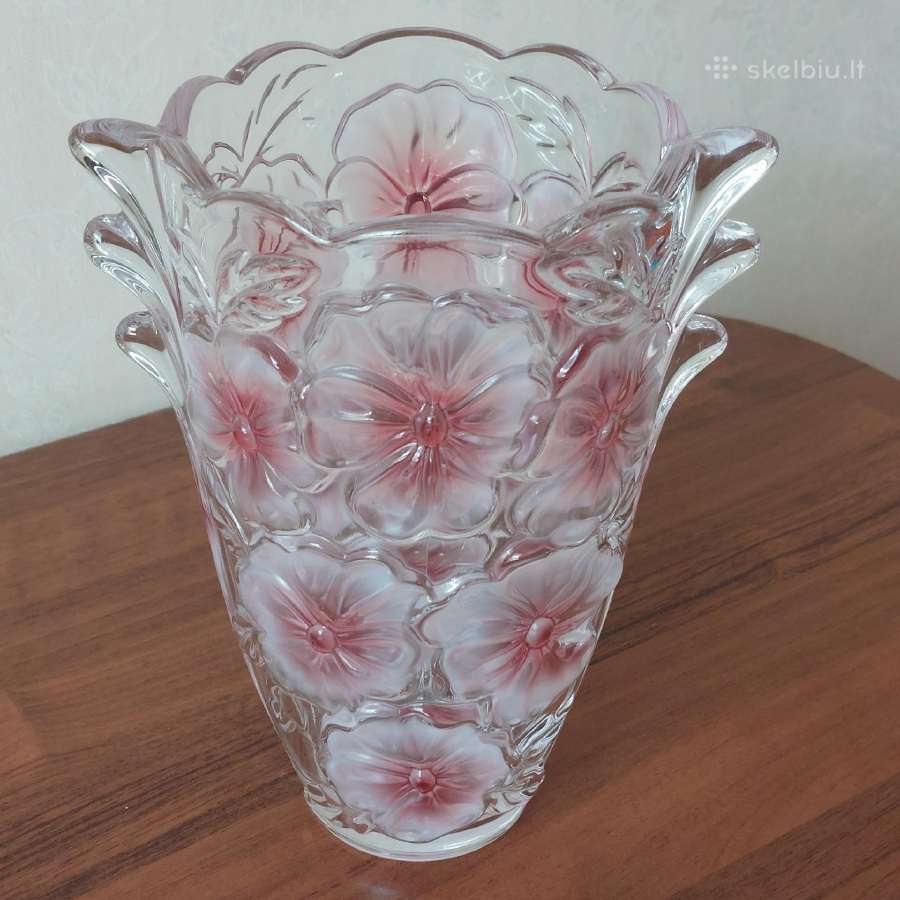 Parduodu krištolinę vazą su ornamentais . - nuotraukos Nr. 2