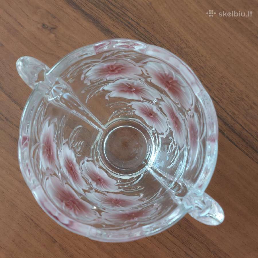 Parduodu krištolinę vazą su ornamentais . - nuotraukos Nr. 5