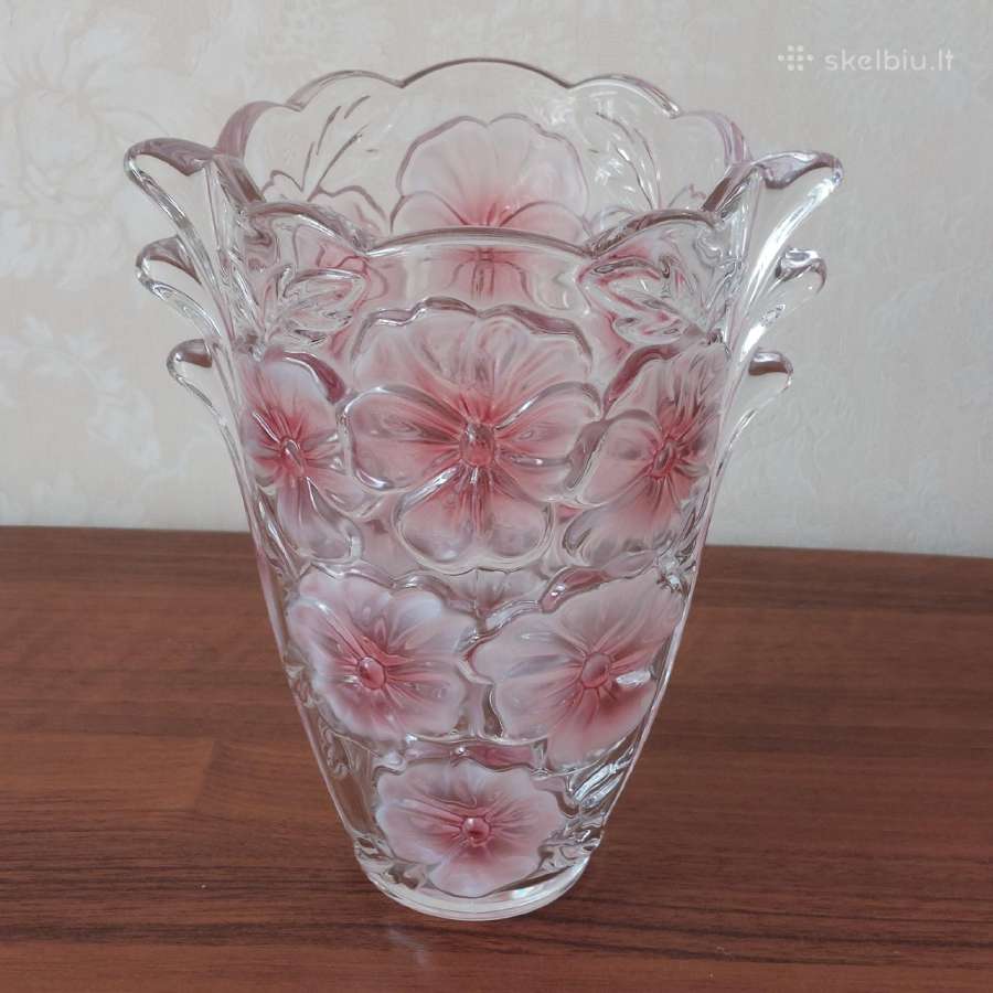 Parduodu krištolinę vazą su ornamentais . - nuotraukos Nr. 6